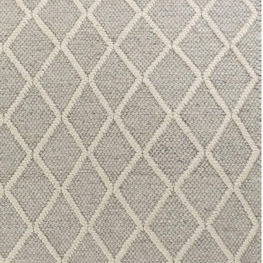 5' X 7' Wool Grey Area Rug - Homeroots - Flyclothing LLC