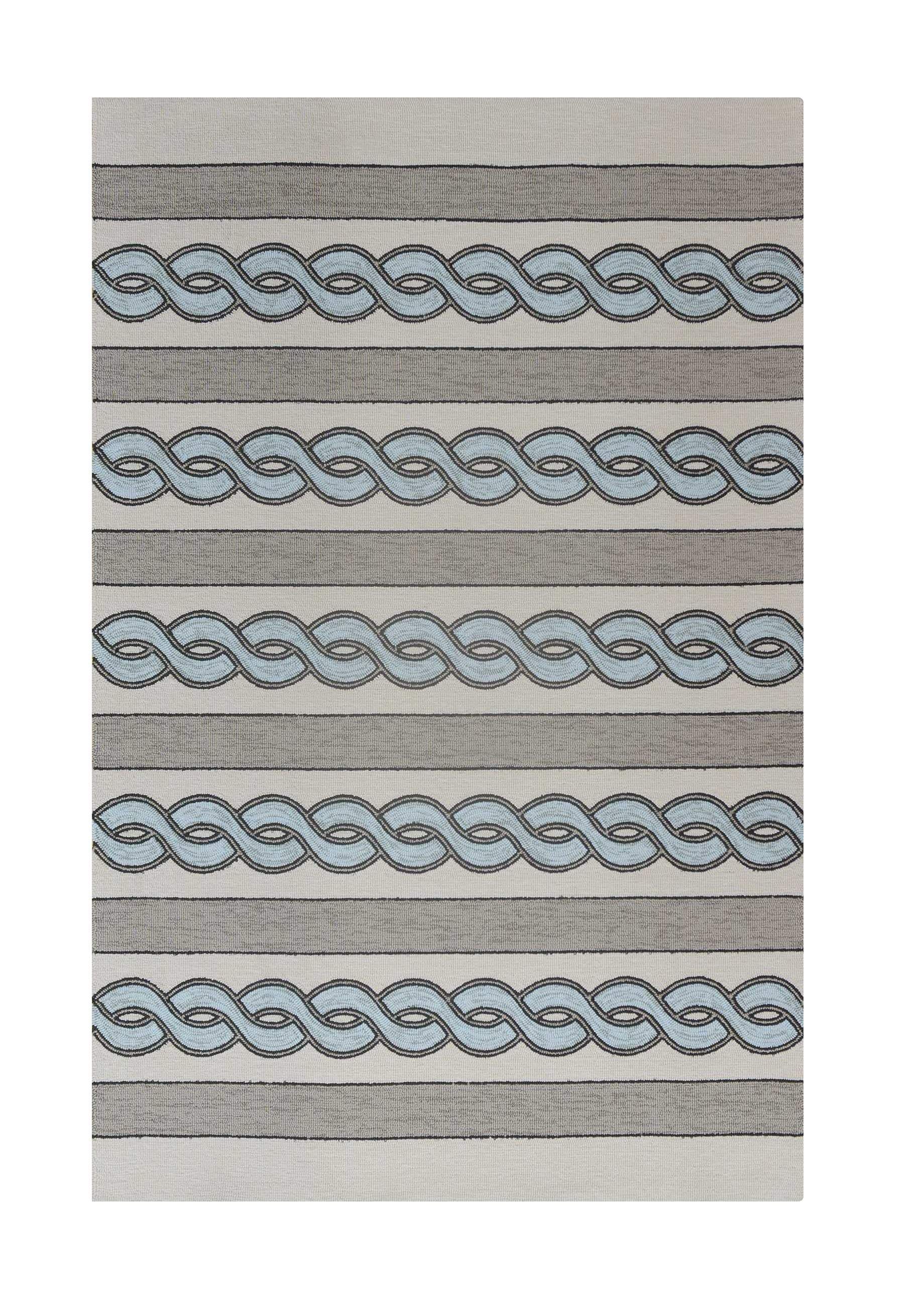 6' X 9' Uv Treated Polypropylene Ivory Or Spa Area Rug - Homeroots - Flyclothing LLC