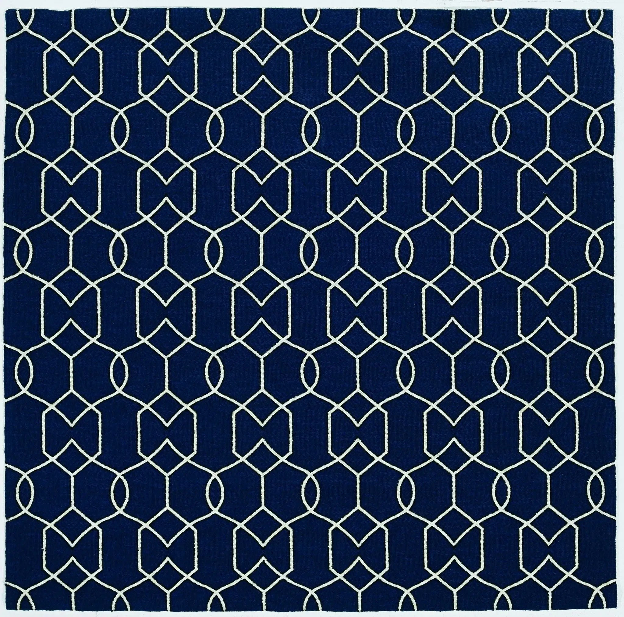 7' X 10' Blue Moroccan Indoor Outdoor Area Rug - Homeroots - Flyclothing LLC