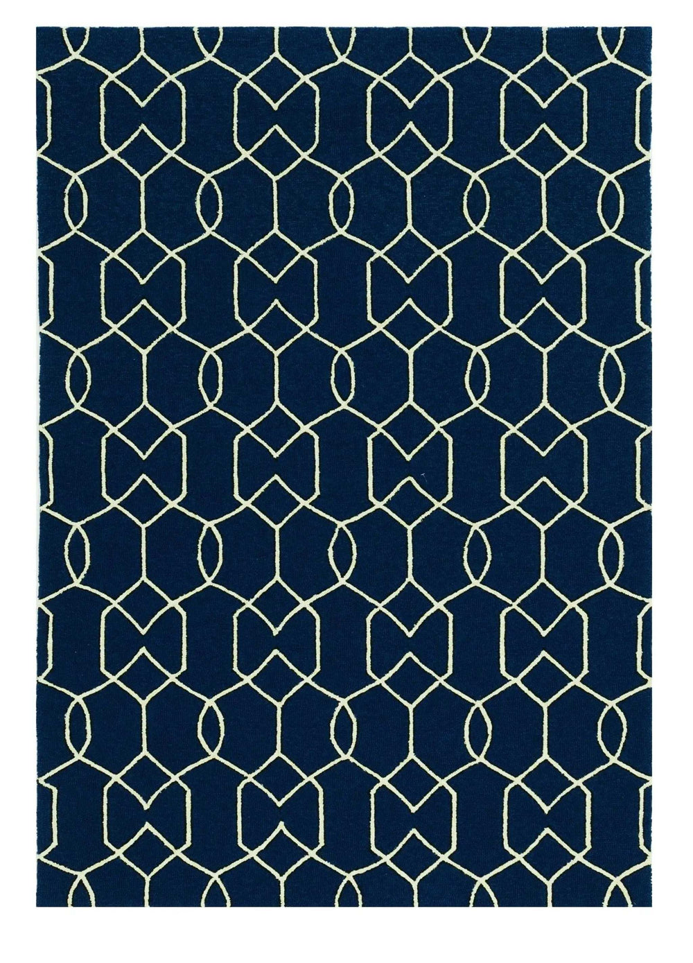 7' X 10' Blue Moroccan Indoor Outdoor Area Rug - Homeroots - Flyclothing LLC