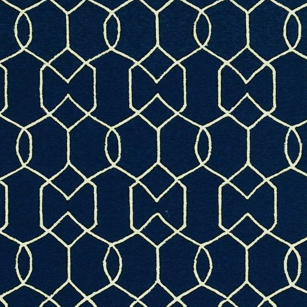 7' X 10' Blue Moroccan Indoor Outdoor Area Rug - Homeroots - Flyclothing LLC