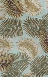 5' X 8' Wool Aqua Area Rug - Homeroots - Flyclothing LLC