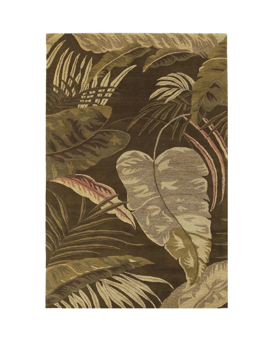 5' X 8' Wool Mocha Area Rug - Homeroots - Flyclothing LLC
