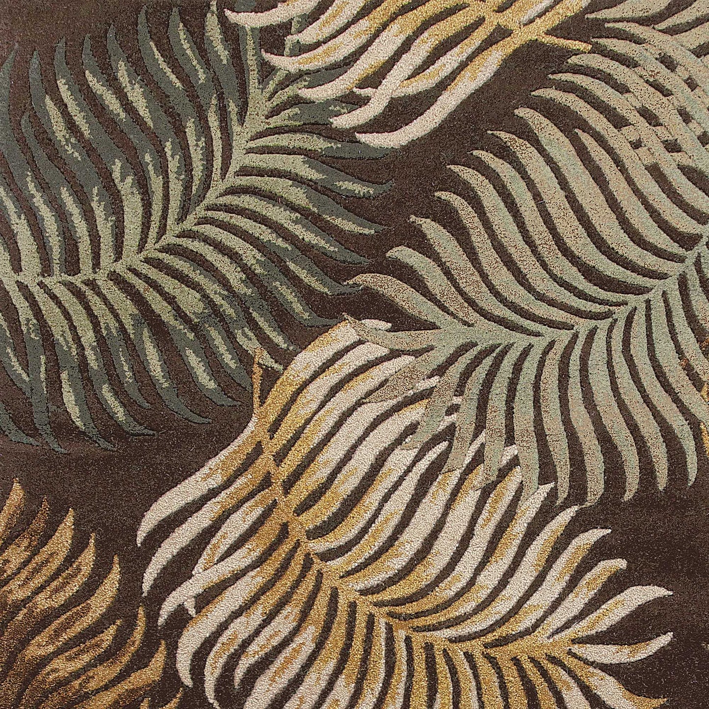 5' X 8' Wool Espresso Area Rug - Homeroots - Flyclothing LLC