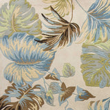 5' X 8' Wool Ivory Or Blue Area Rug - Homeroots - Flyclothing LLC
