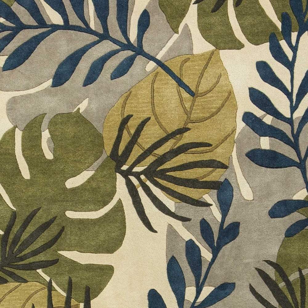 5' X 8' Wool Ivory Area Rug - Homeroots - Flyclothing LLC