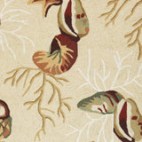 7' X 9' Polyester Beige Area Rug - Homeroots - Flyclothing LLC
