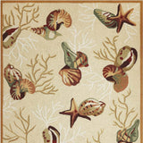 7' X 9' Polyester Beige Area Rug - Homeroots - Flyclothing LLC