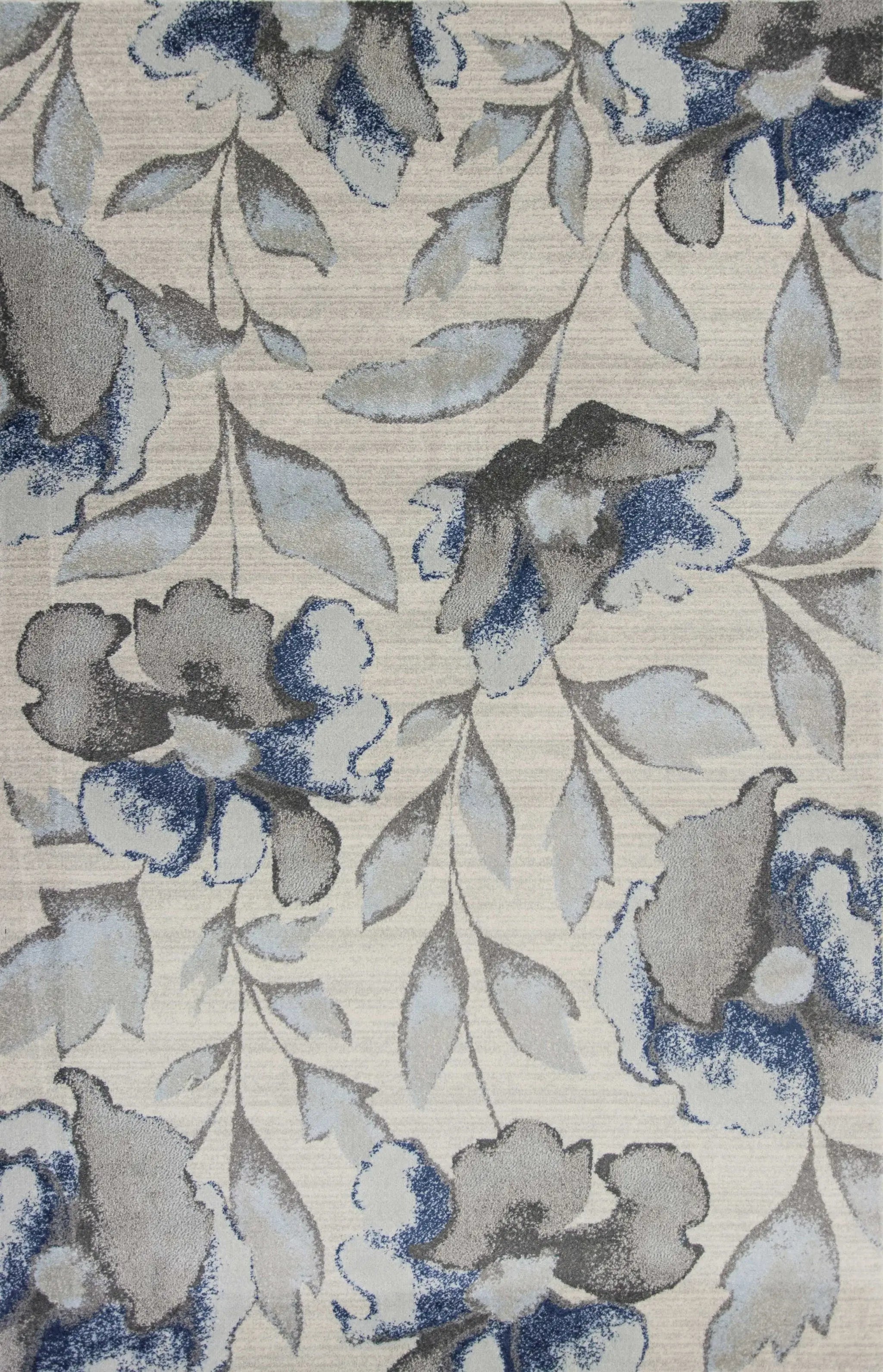 7' X 10' Blue and Gray Area Rug - Homeroots - Flyclothing LLC