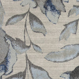 7' X 10' Blue and Gray Area Rug - Homeroots