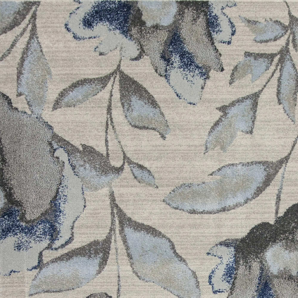 7' X 10' Blue and Gray Area Rug - Homeroots - Flyclothing LLC