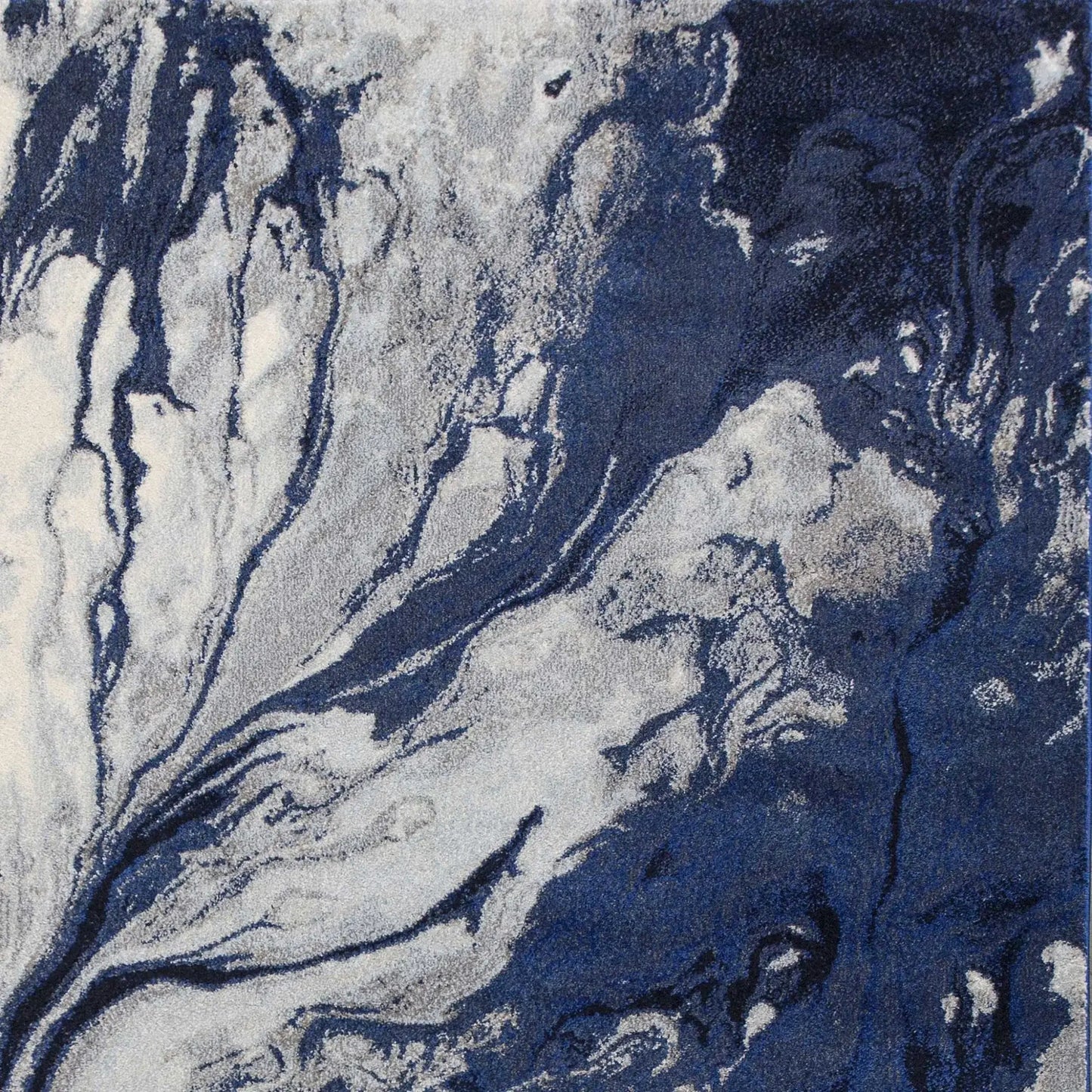 7' X 10' Polypropylene Blue Area Rug - Homeroots - Flyclothing LLC