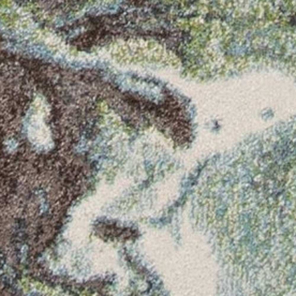 7' X 10' Seafoam Area Rug - Homeroots - Flyclothing LLC