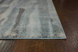 7' X 10' Polypropylene Teal Area Rug - Homeroots - Flyclothing LLC