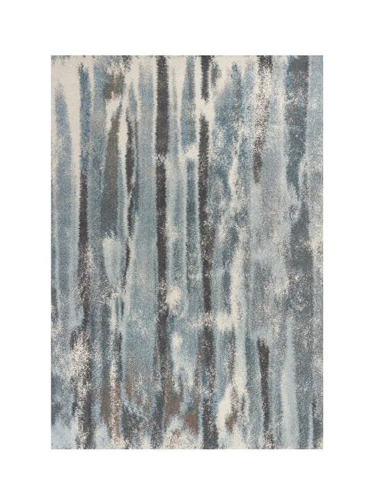 7' X 10' Polypropylene Teal Area Rug - Homeroots - Flyclothing LLC