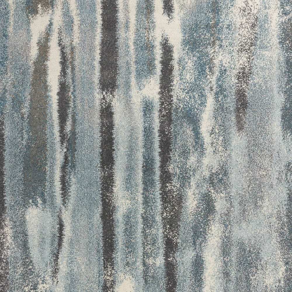 7' X 10' Polypropylene Teal Area Rug - Homeroots - Flyclothing LLC