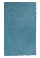 8' X 10' Highlighter Blue Indoor Shag Rug - Homeroots - Flyclothing LLC