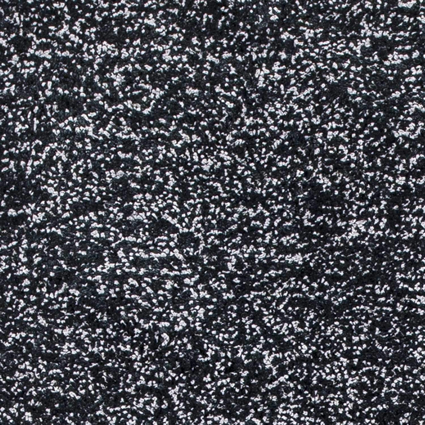 8' X 10' Polyester Black Heather Area Rug - Homeroots - Flyclothing LLC
