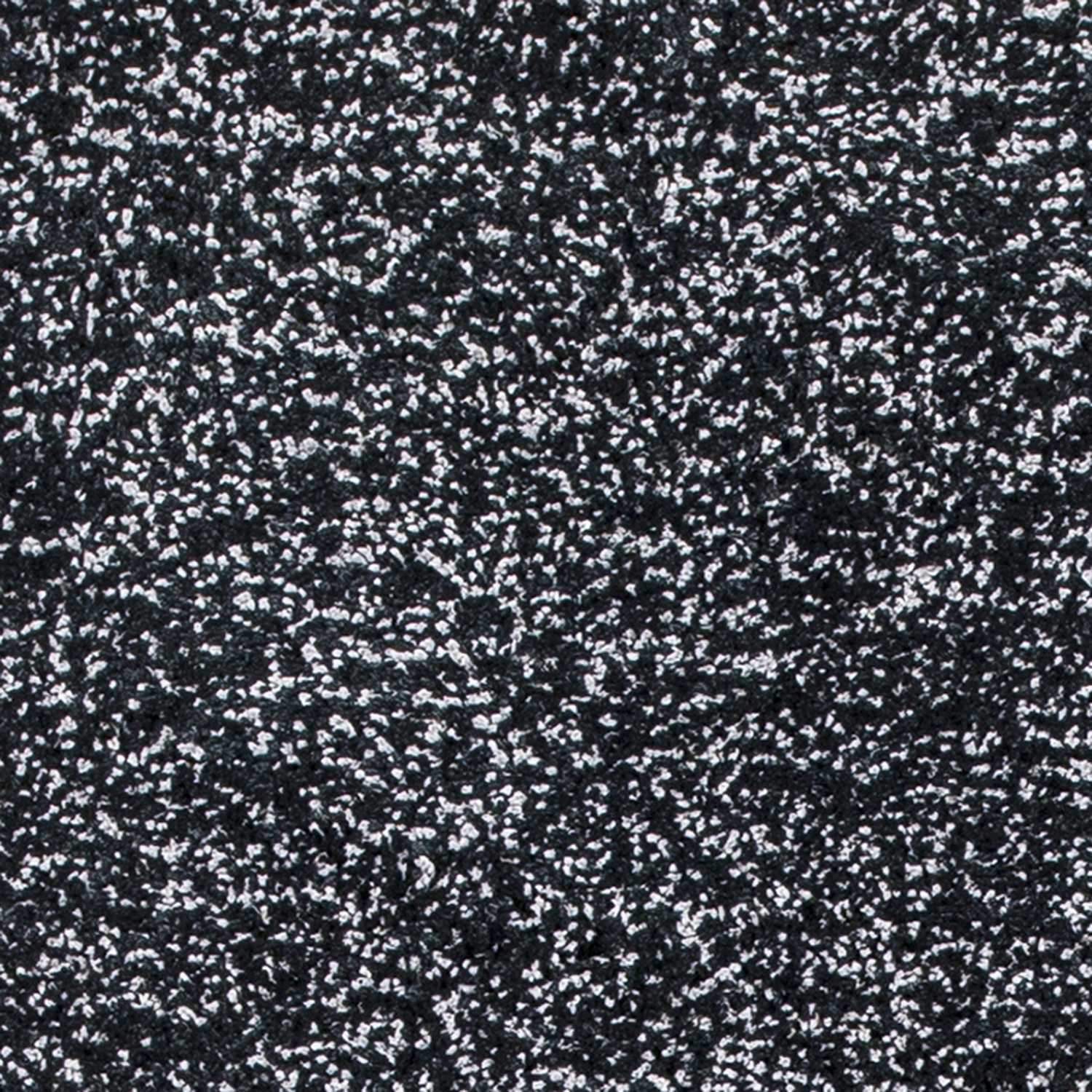 8' X 10' Polyester Black Heather Area Rug - Homeroots - Flyclothing LLC