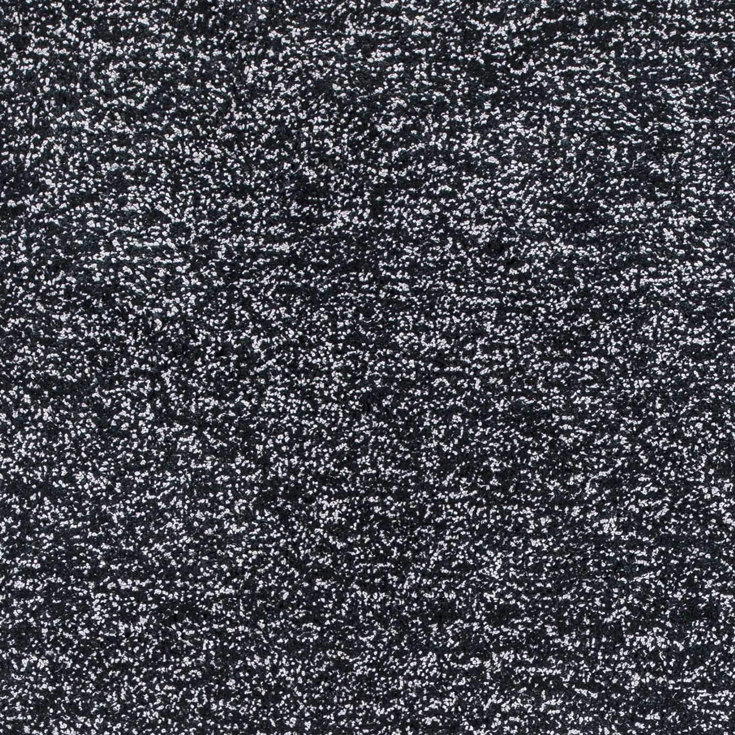 8' X 10' Polyester Black Heather Area Rug - Homeroots - Flyclothing LLC