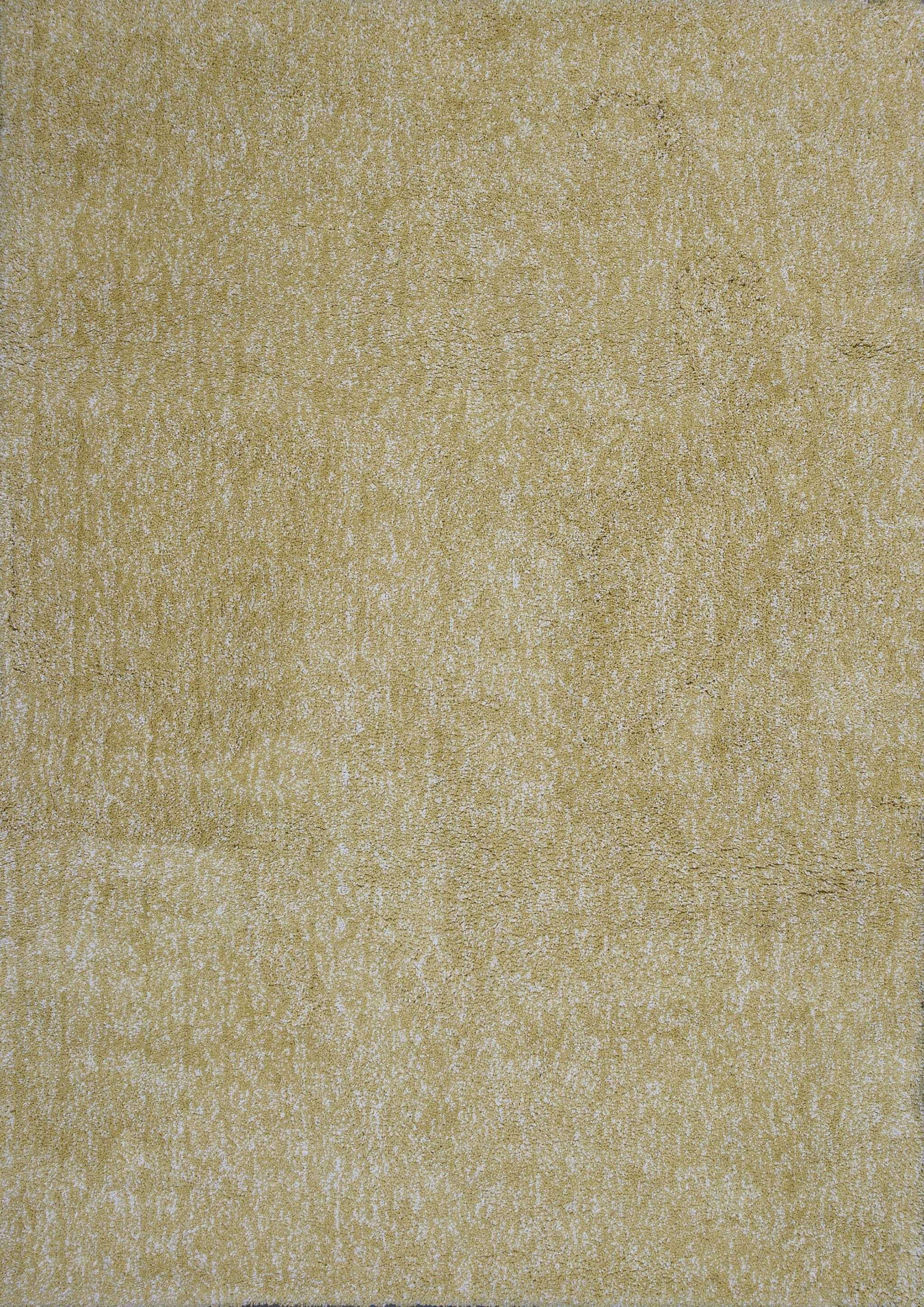 8' X 10' Yellow Heather Indoor Shag Rug - Homeroots - Flyclothing LLC