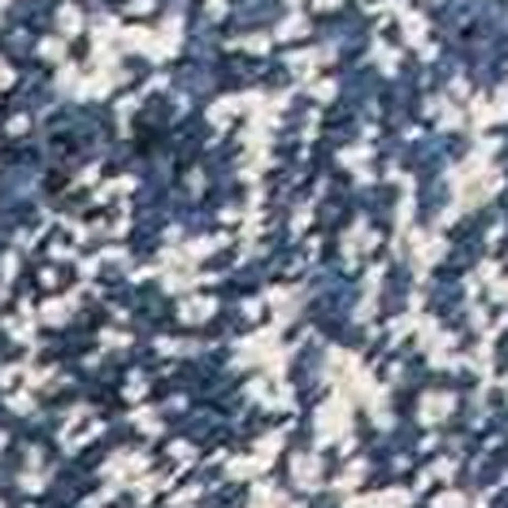 8' X 10' Polyester Indigo Or Ivory Heather Area Rug - Homeroots - Flyclothing LLC