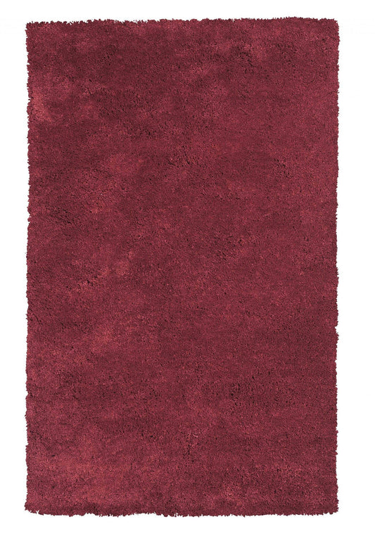 8' X 10' Polyester Red Area Rug - Homeroots - Flyclothing LLC