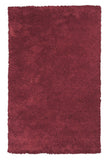 8' X 10' Polyester Red Area Rug - Homeroots