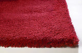 8' X 10' Polyester Red Area Rug - Homeroots