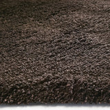 8' X 10' Polyester Espresso Area Rug - Homeroots - Flyclothing LLC