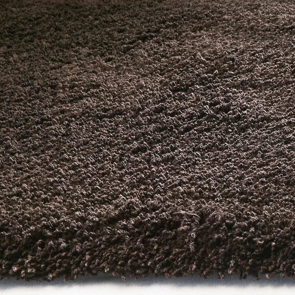 8' X 10' Polyester Espresso Area Rug - Homeroots - Flyclothing LLC