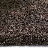 8' X 10' Polyester Espresso Area Rug - Homeroots - Flyclothing LLC