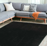 8' X 10' Polyester Espresso Area Rug - Homeroots - Flyclothing LLC