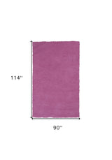 8' X 10' Hot Pink Hand Woven Area Rug - Homeroots - Flyclothing LLC