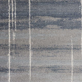 7' X 10' Polypropylene Blue Area Rug - Homeroots