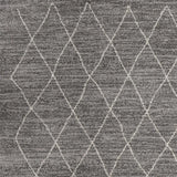 8' X 11' Grey Machine Woven Geometric Indoor Area Rug - Homeroots - Flyclothing LLC