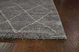 8' X 11' Grey Machine Woven Geometric Indoor Area Rug - Homeroots - Flyclothing LLC
