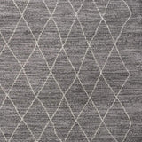 8' X 11' Grey Machine Woven Geometric Indoor Area Rug - Homeroots - Flyclothing LLC