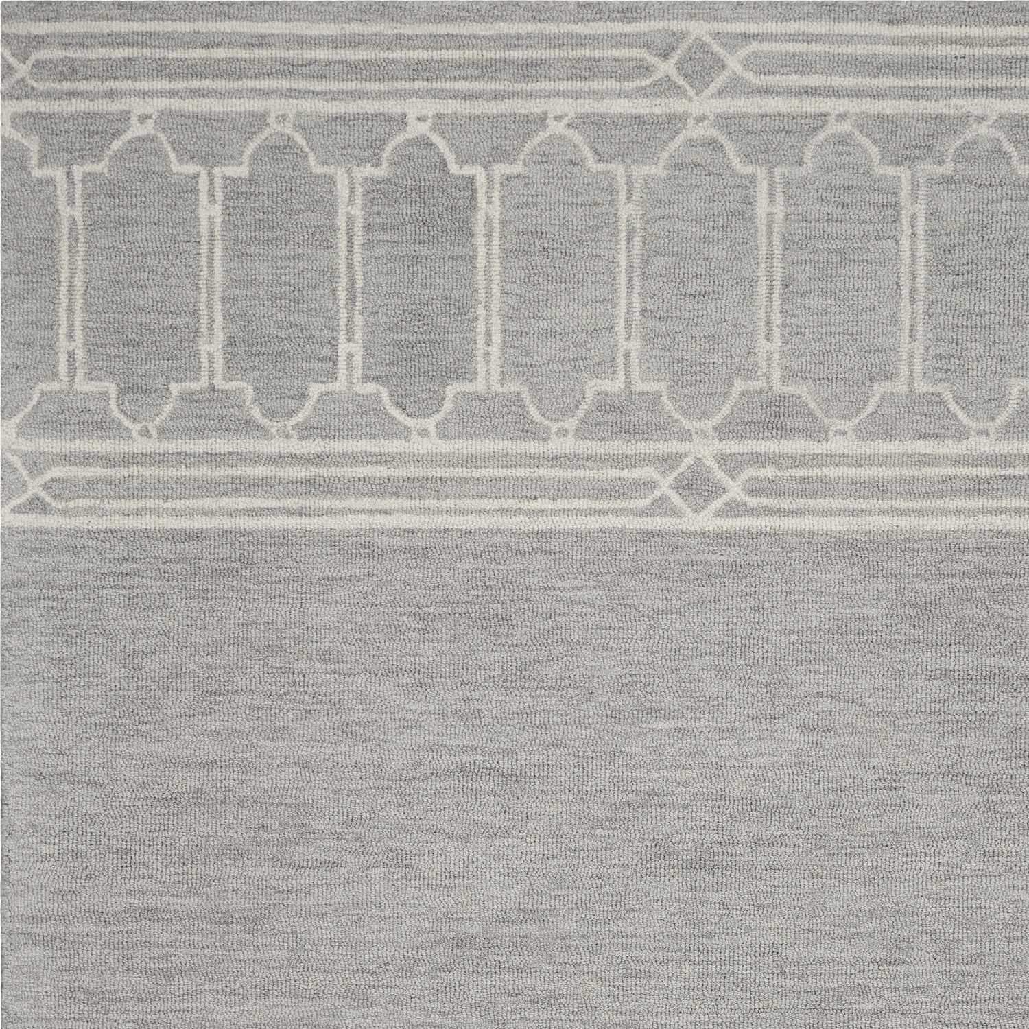 8' X 10' Wool Grey Area Rug - Homeroots - Flyclothing LLC
