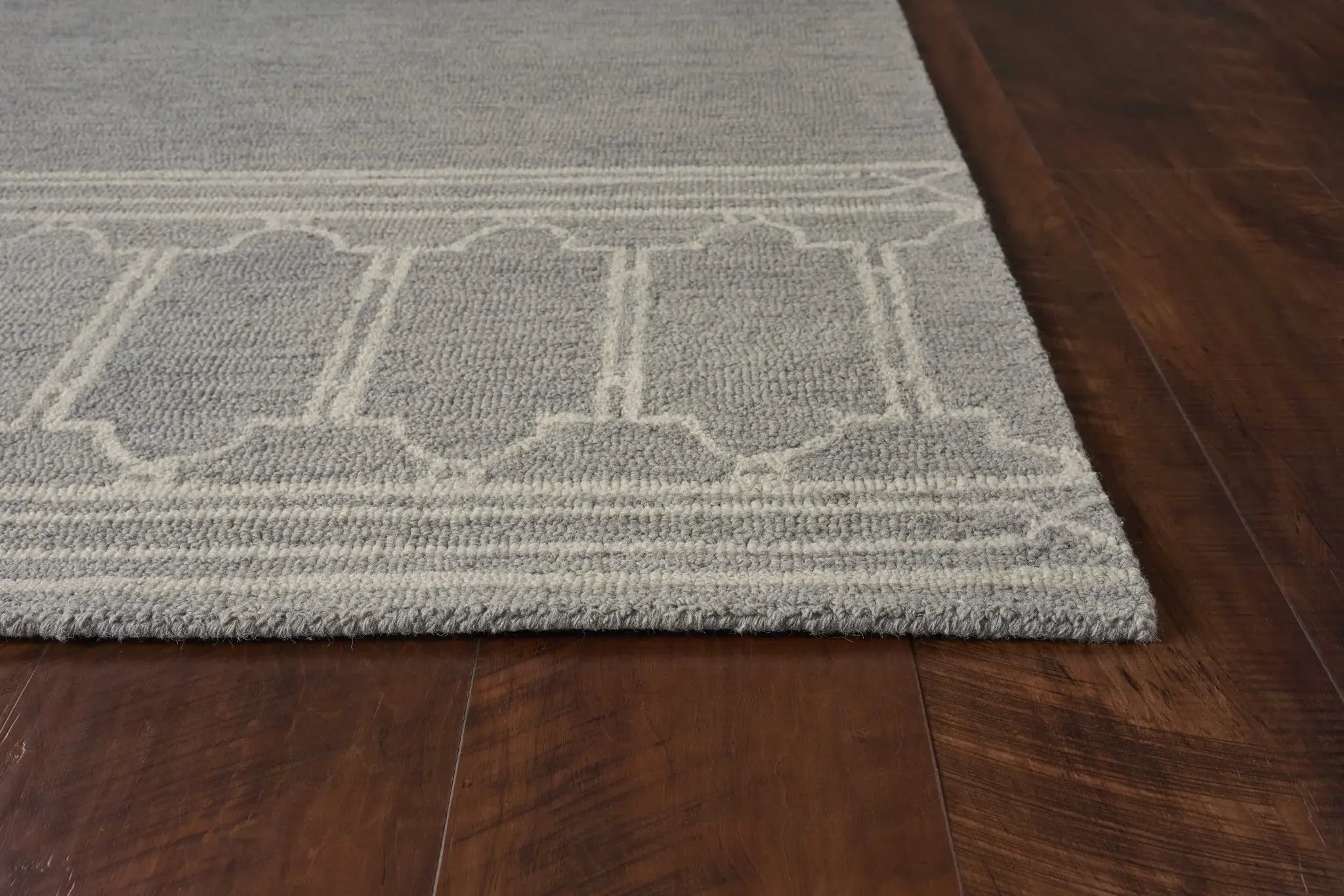 8' X 10' Wool Grey Area Rug - Homeroots - Flyclothing LLC