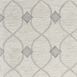 8' X 10' Ivory Hand Tufted Ogee Indoor Area Rug - Homeroots - Flyclothing LLC