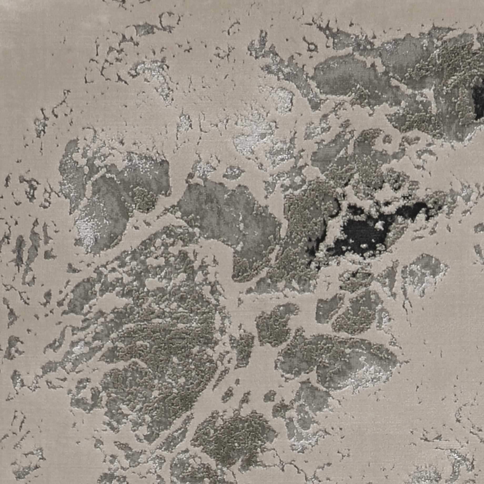 8' X 11' Silver Machine Woven Abstract Watercolor Indoor Area Rug - Homeroots - Flyclothing LLC