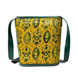 Vibrant Heritage Ajrakh Satchel - Classy Leather Bags - Flyclothing LLC
