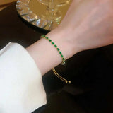 Alloy Zircon Bracelet - Trendsi - Flyclothing LLC