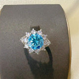 3 Carat Moissanite Zircon 925 Sterling Silver Ring - Trendsi - Flyclothing LLC
