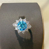 3 Carat Moissanite Zircon 925 Sterling Silver Ring - Trendsi