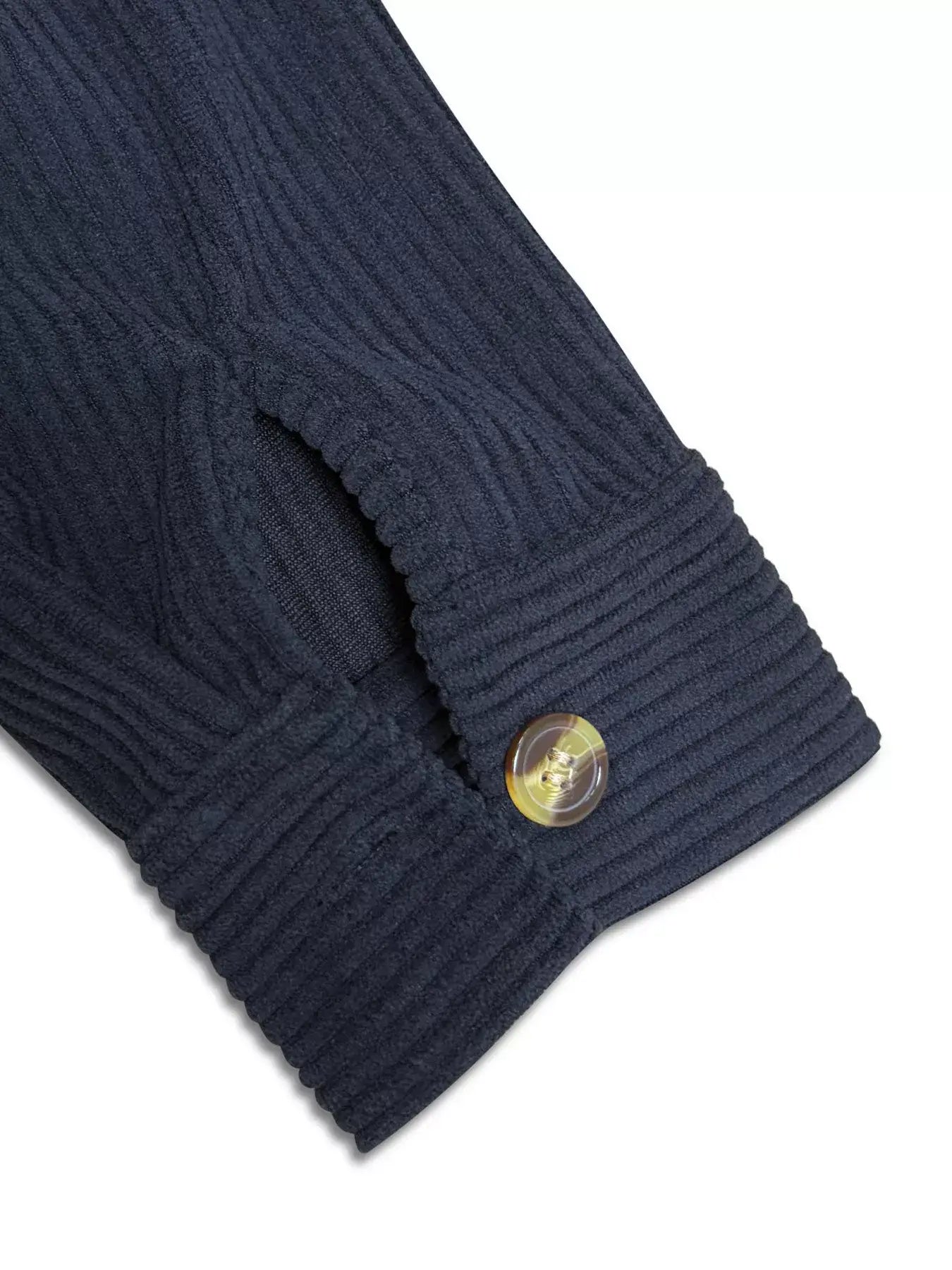 Hooded Corduroy Button-Down Jacket - Trendsi - Flyclothing LLC