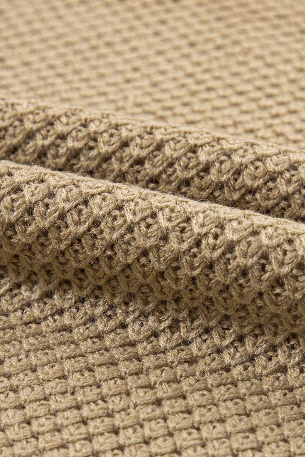 Solid Color Turtleneck Short Sleeve Sweater - Trendsi - Flyclothing LLC