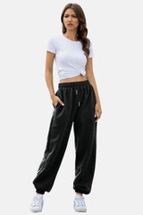Elastic Waist Joggers with Pockets - Trendsi - Flyclothing LLC