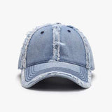Raw Hem Cotton Baseball Cap - Trendsi - Flyclothing LLC